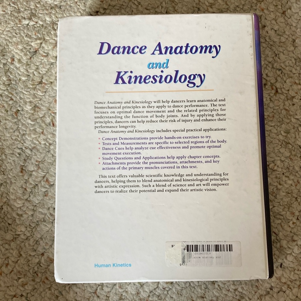 Dance Anatomy and Kinesiology Textbook - Picture 2 of 2